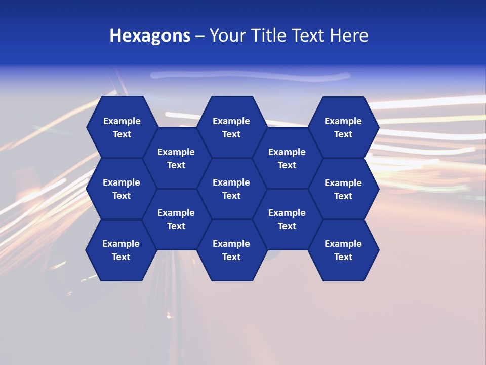 Zoom Move Blurred PowerPoint Template