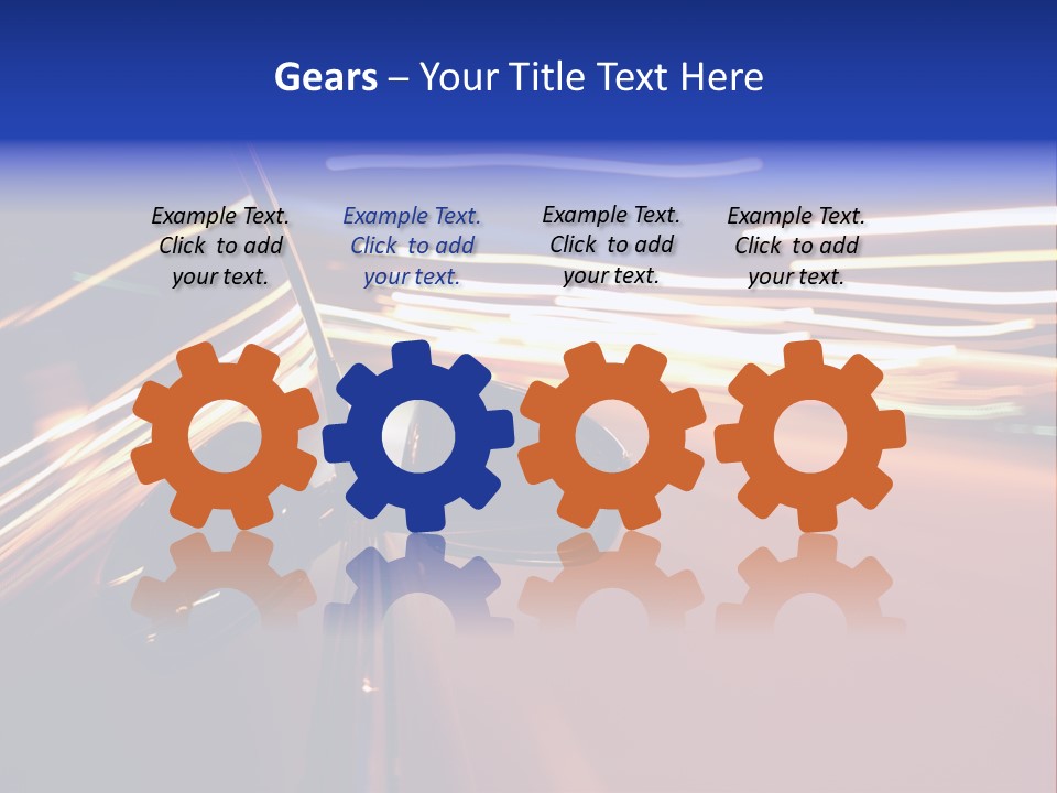 Zoom Move Blurred PowerPoint Template