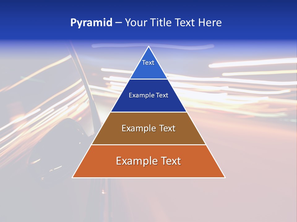 Zoom Move Blurred PowerPoint Template