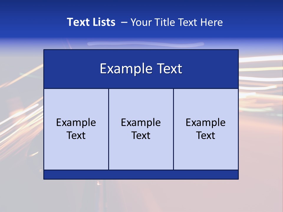 Zoom Move Blurred PowerPoint Template