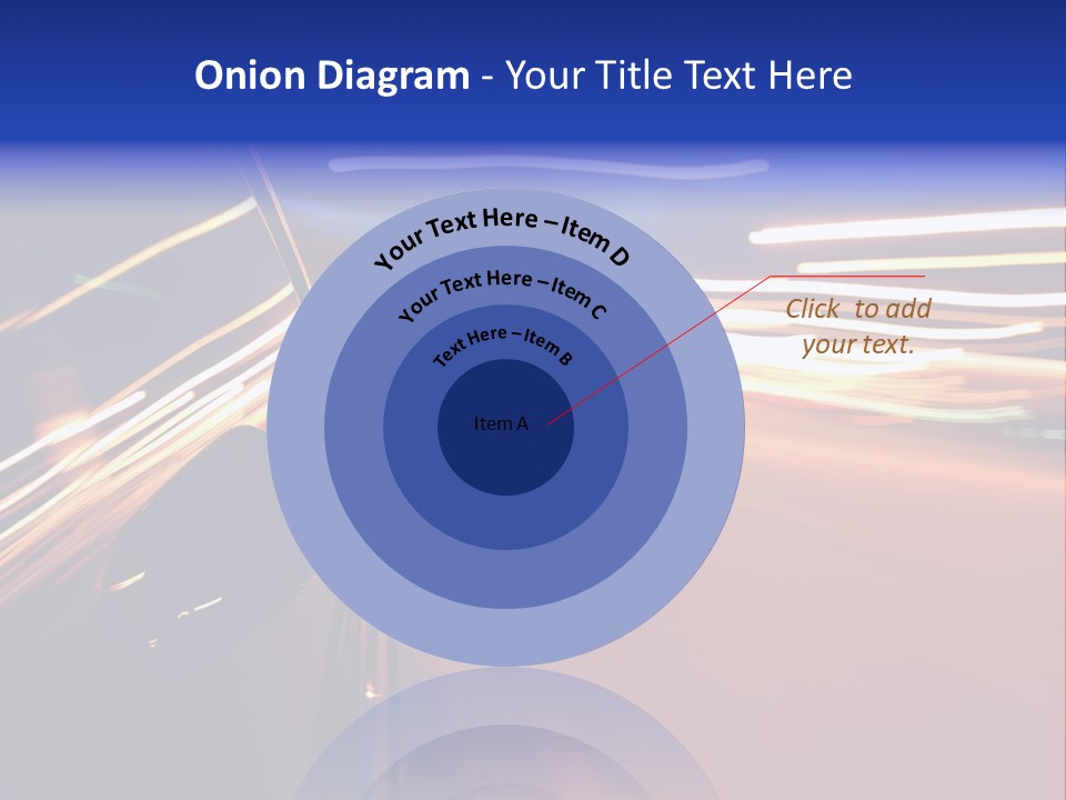 Zoom Move Blurred PowerPoint Template