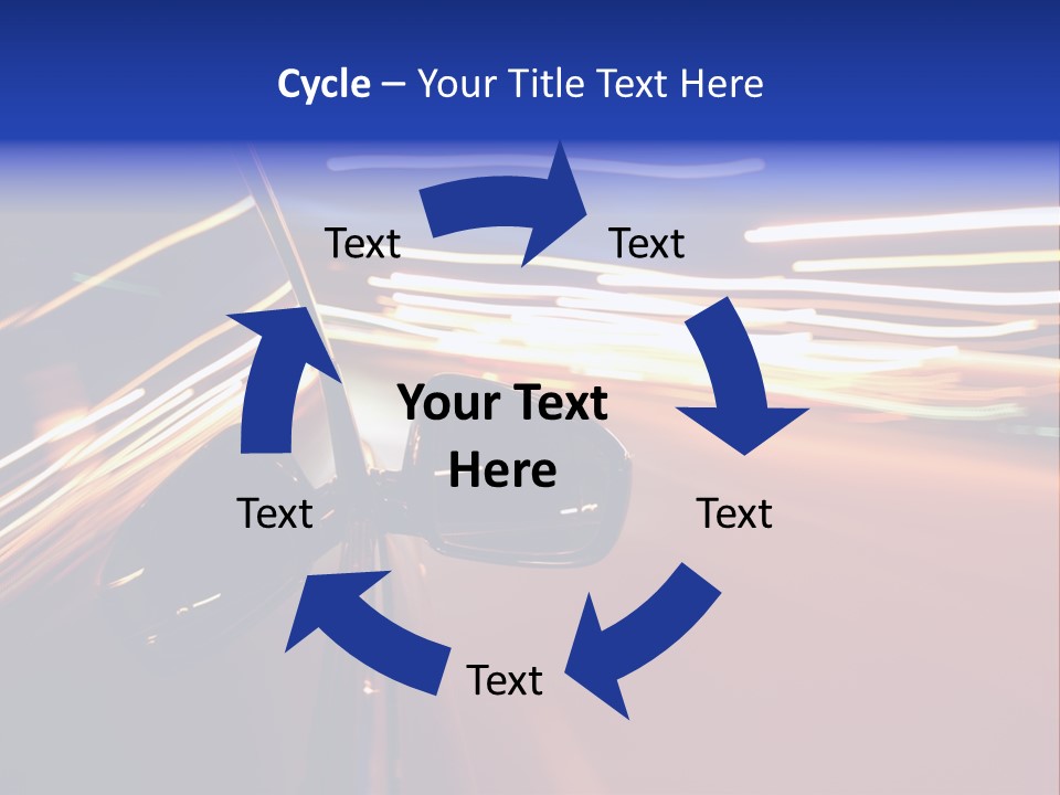 Zoom Move Blurred PowerPoint Template