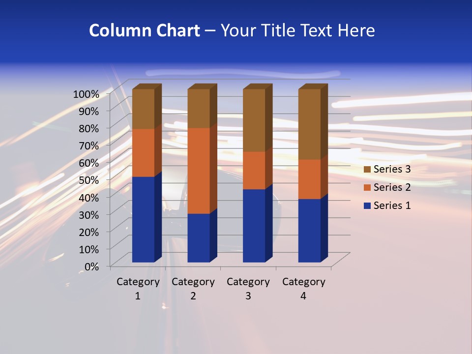 Zoom Move Blurred PowerPoint Template