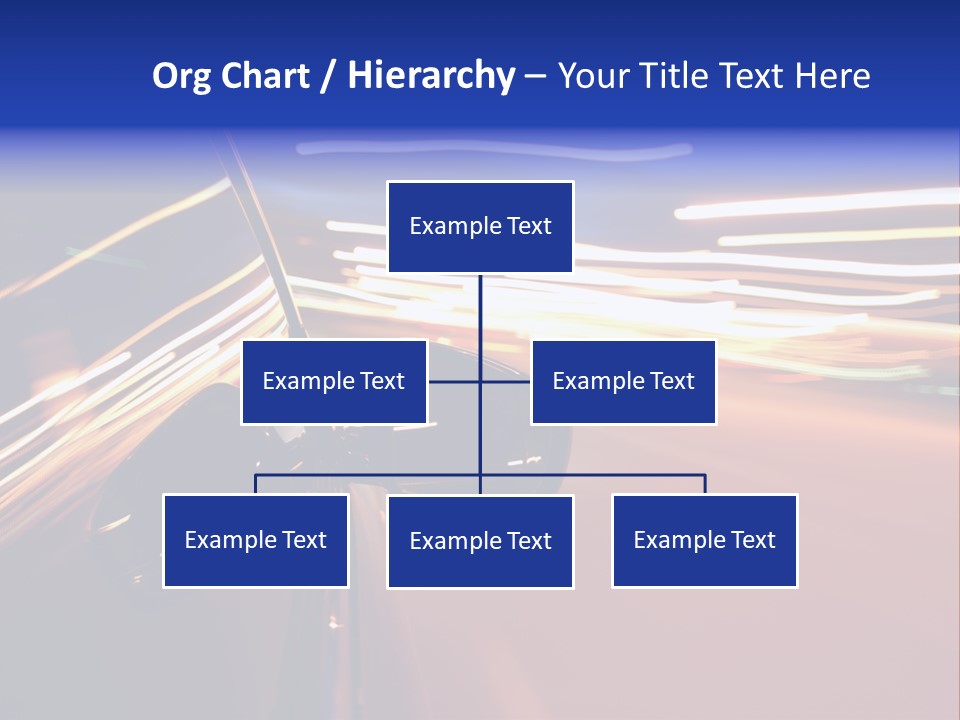 Zoom Move Blurred PowerPoint Template