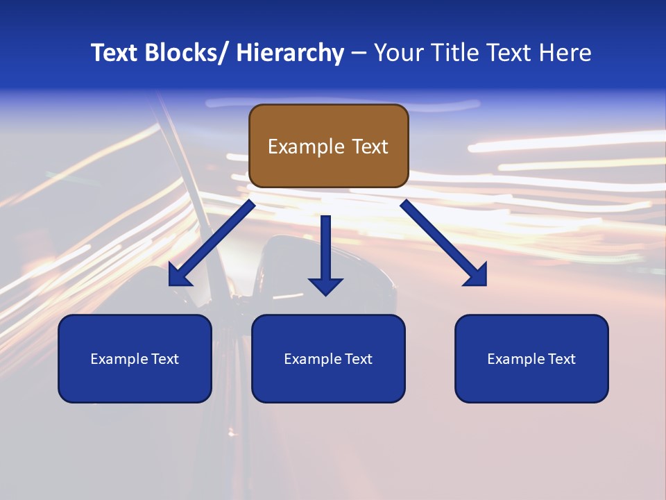 Zoom Move Blurred PowerPoint Template