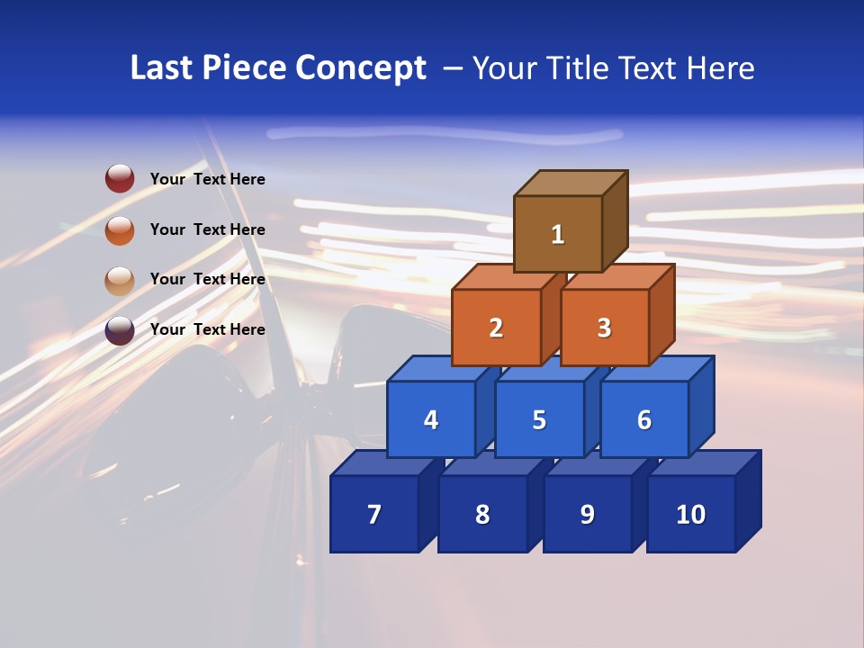 Zoom Move Blurred PowerPoint Template