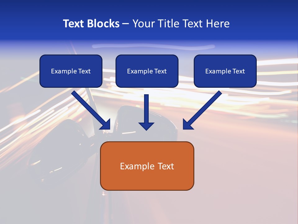 Zoom Move Blurred PowerPoint Template