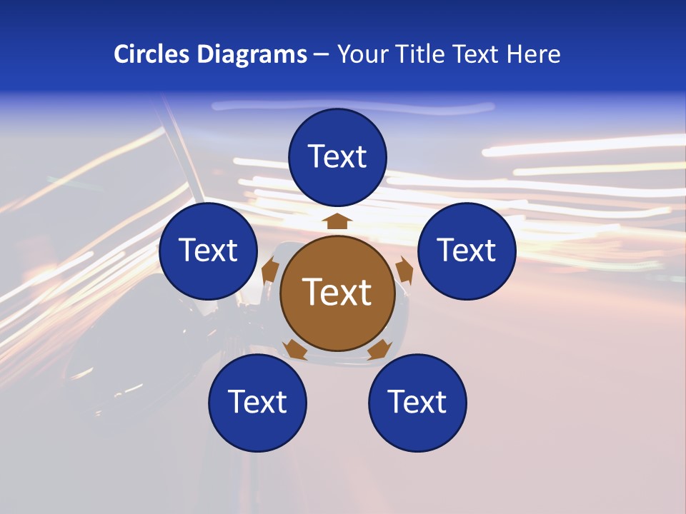 Zoom Move Blurred PowerPoint Template