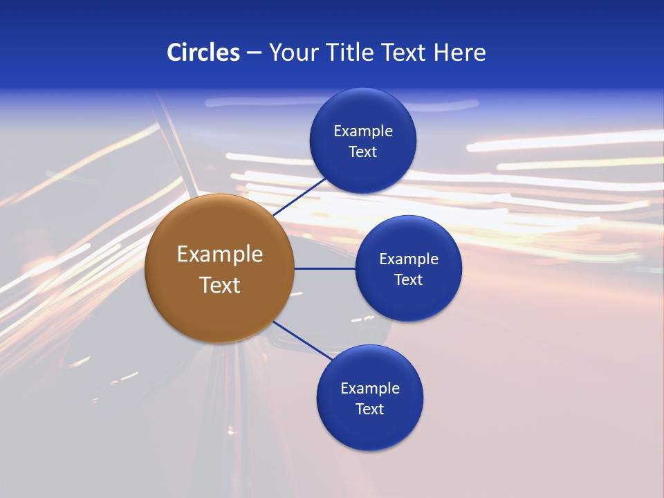 Zoom Move Blurred PowerPoint Template