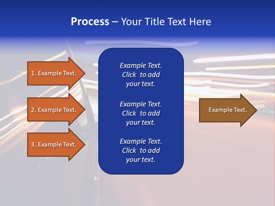 Zoom Move Blurred PowerPoint Template