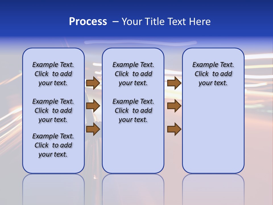 Zoom Move Blurred PowerPoint Template