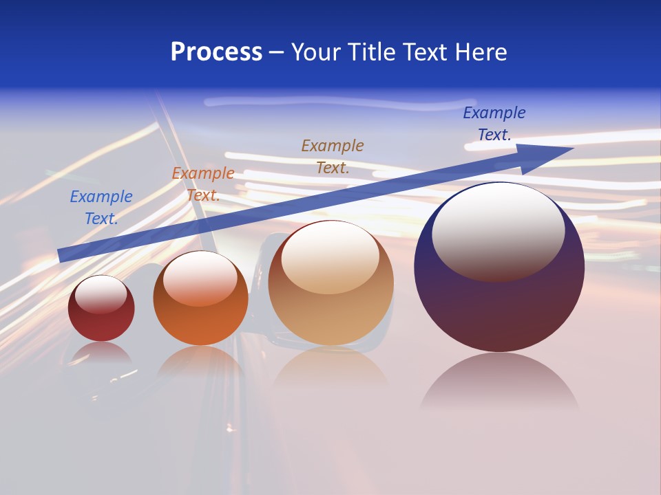 Zoom Move Blurred PowerPoint Template