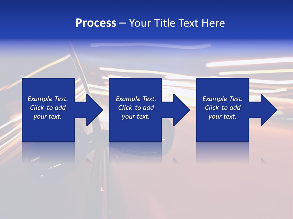 Zoom Move Blurred PowerPoint Template