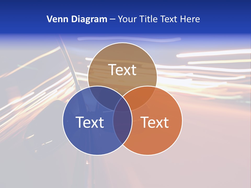 Zoom Move Blurred PowerPoint Template