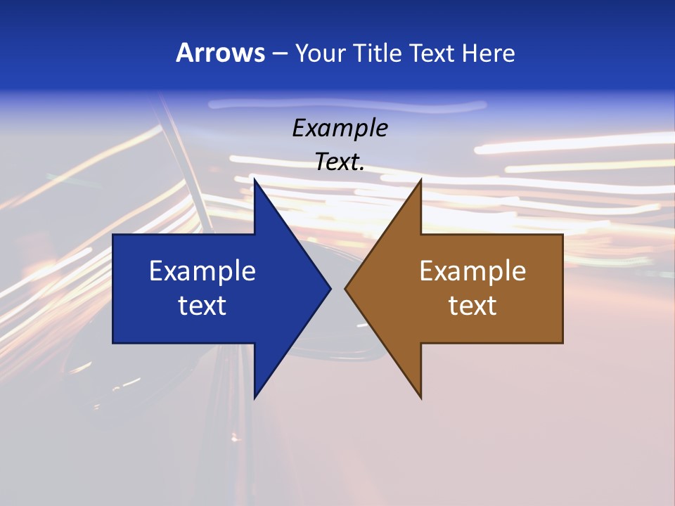 Zoom Move Blurred PowerPoint Template