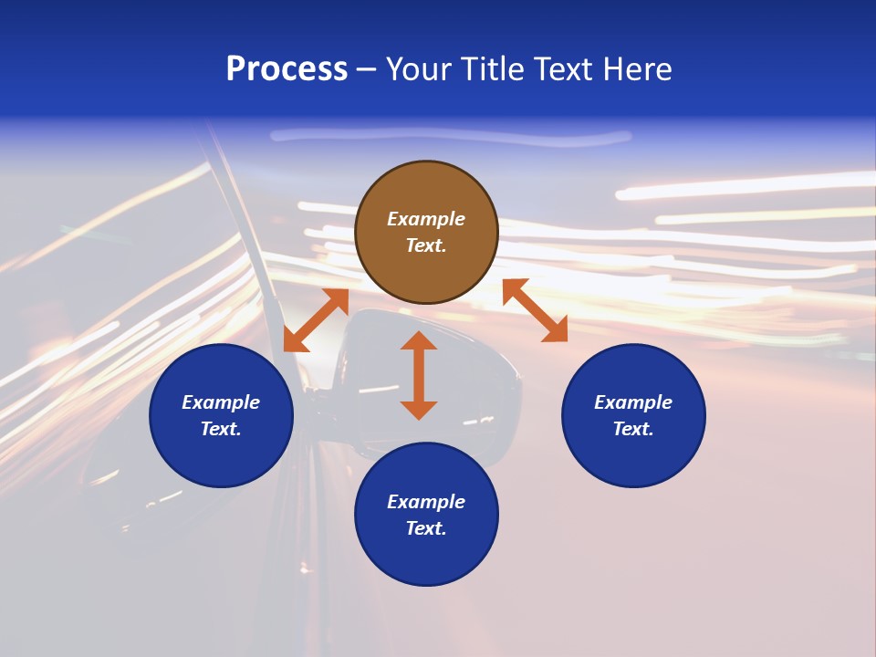 Zoom Move Blurred PowerPoint Template