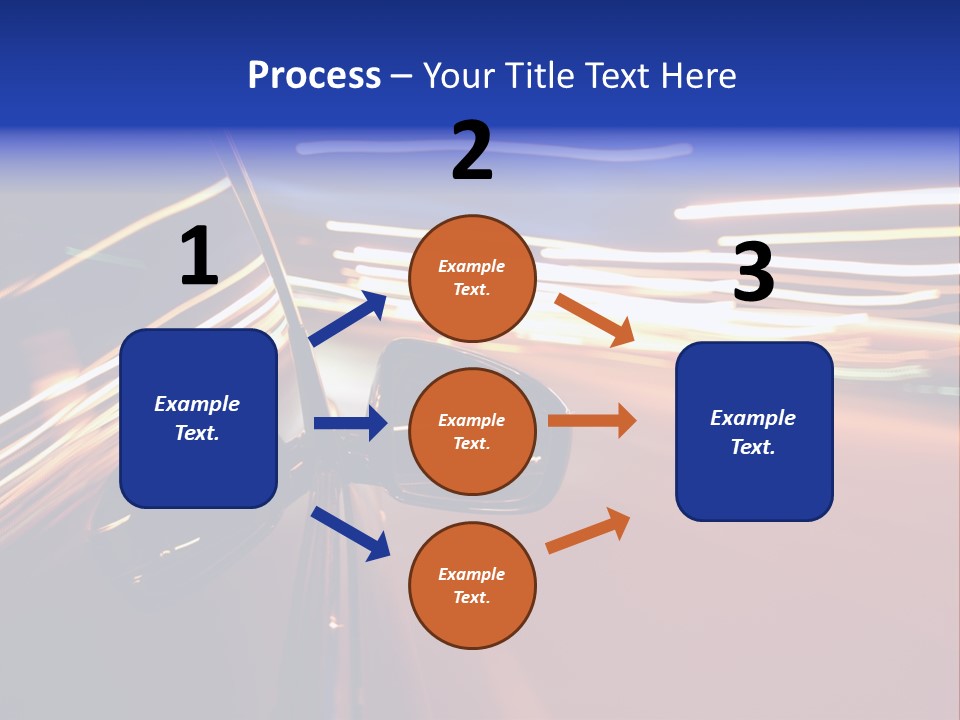 Zoom Move Blurred PowerPoint Template