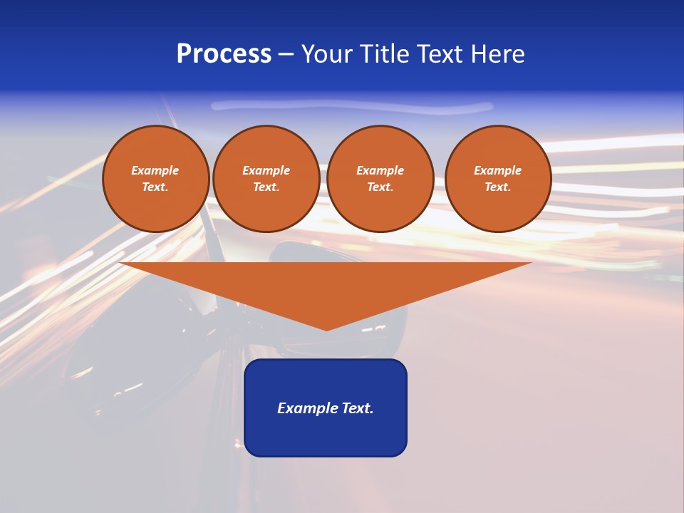 Zoom Move Blurred PowerPoint Template