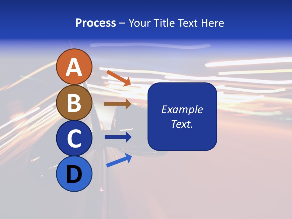 Zoom Move Blurred PowerPoint Template