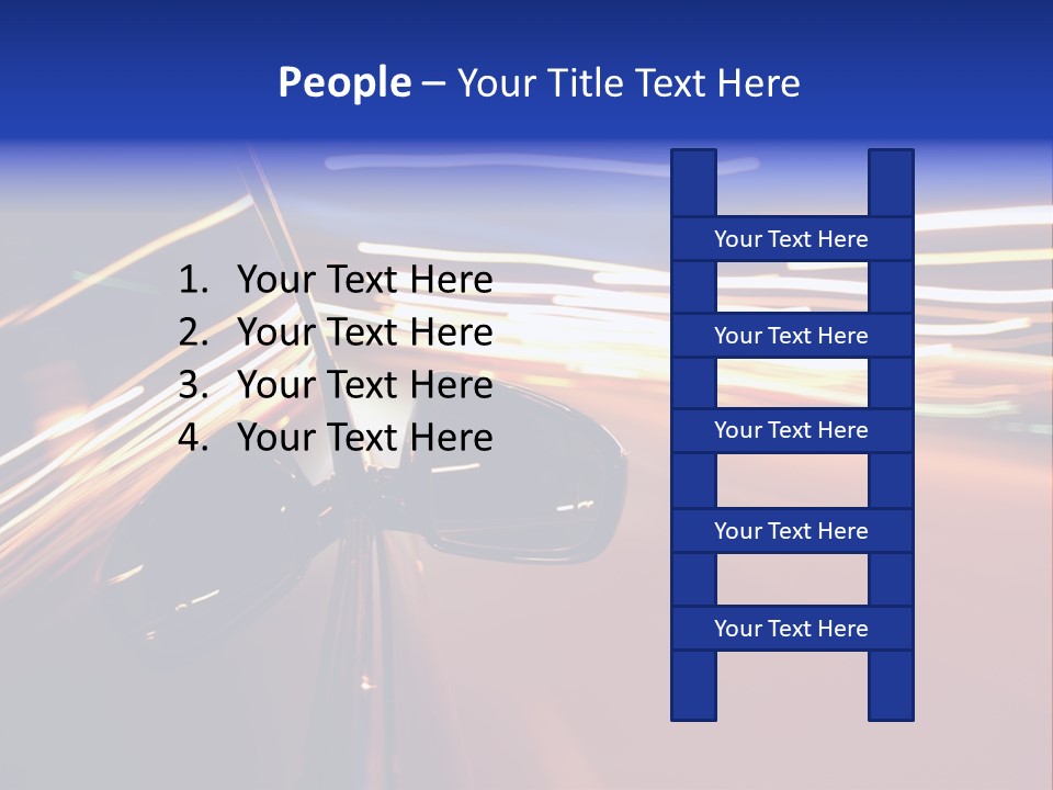 Zoom Move Blurred PowerPoint Template
