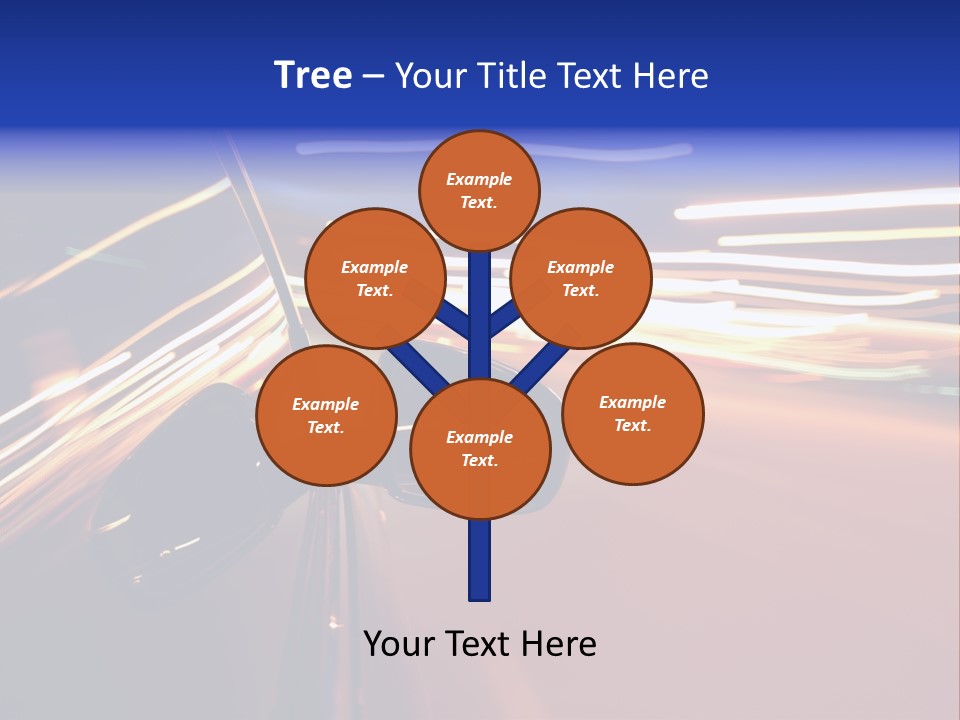 Zoom Move Blurred PowerPoint Template