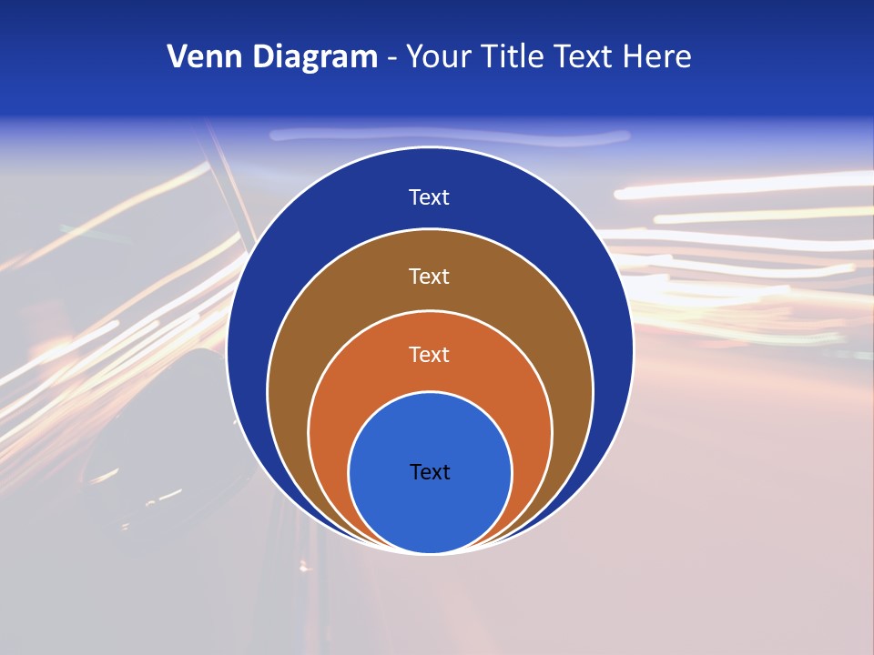 Zoom Move Blurred PowerPoint Template