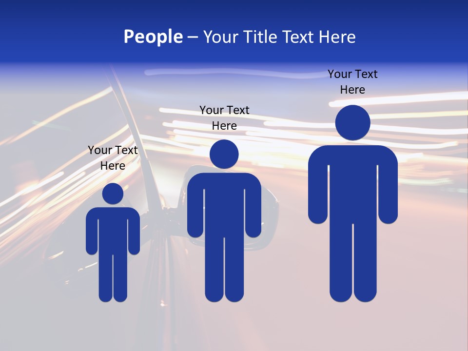 Zoom Move Blurred PowerPoint Template