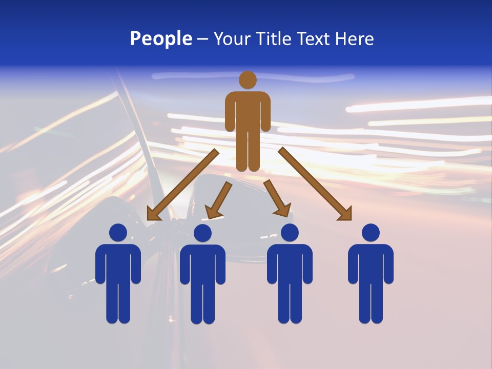 Zoom Move Blurred PowerPoint Template