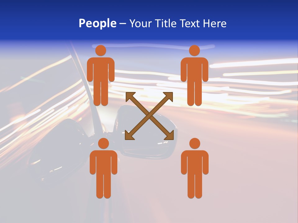 Zoom Move Blurred PowerPoint Template