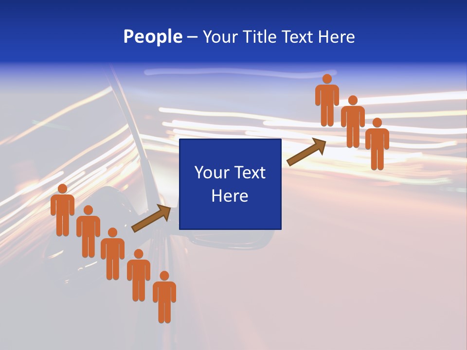 Zoom Move Blurred PowerPoint Template