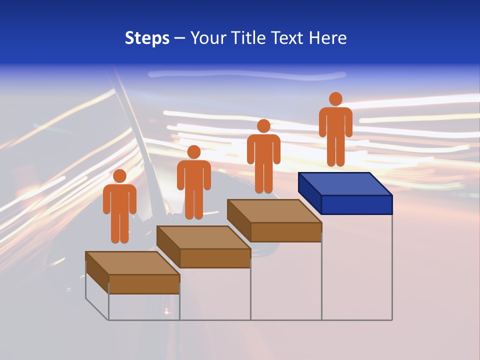 Zoom Move Blurred PowerPoint Template