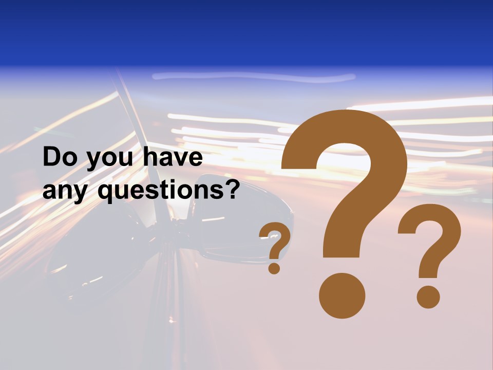 Zoom Move Blurred PowerPoint Template