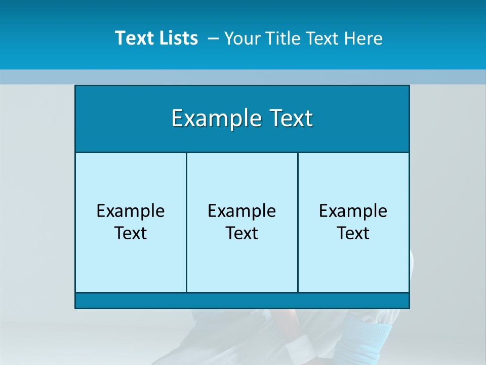 Woman Balance Vertical PowerPoint Template
