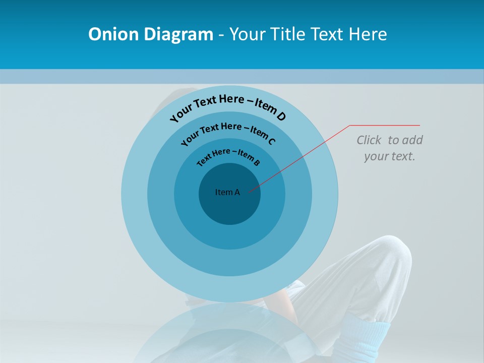 Woman Balance Vertical PowerPoint Template