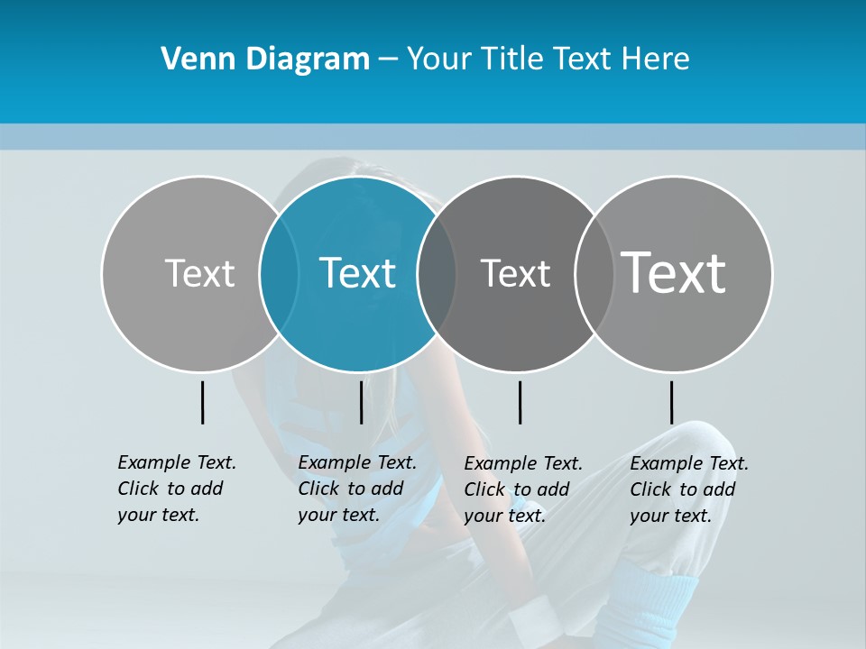 Woman Balance Vertical PowerPoint Template