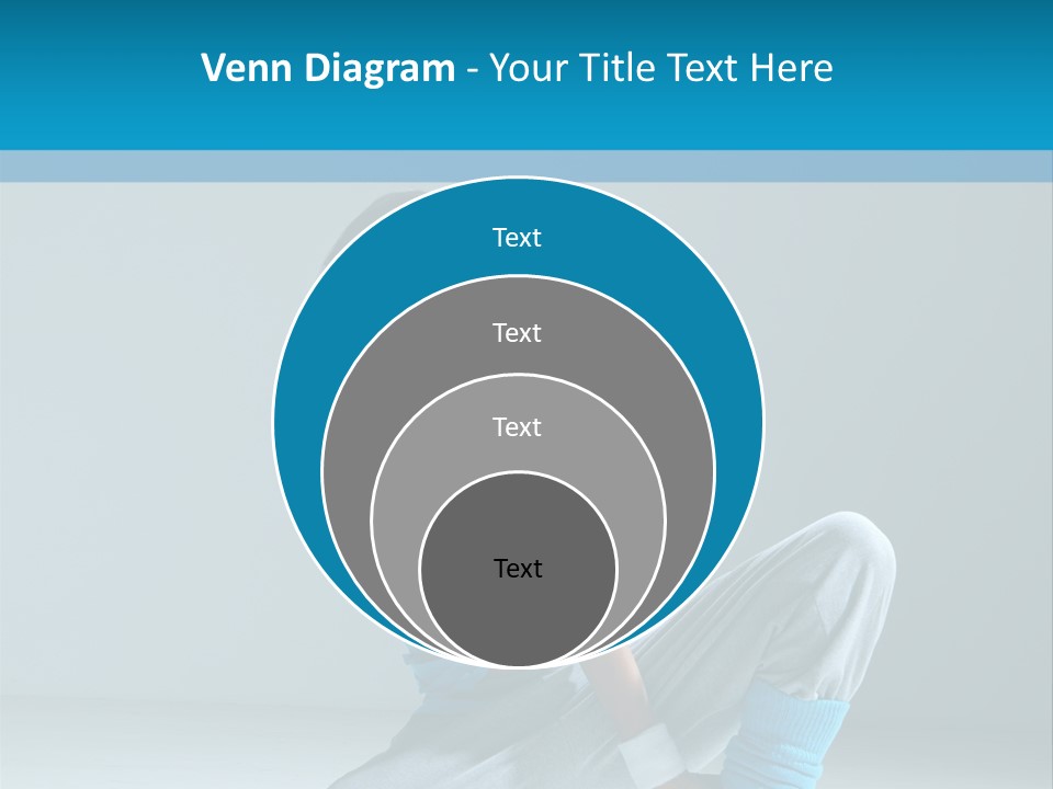 Woman Balance Vertical PowerPoint Template