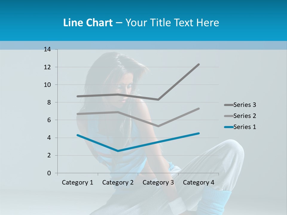 Woman Balance Vertical PowerPoint Template