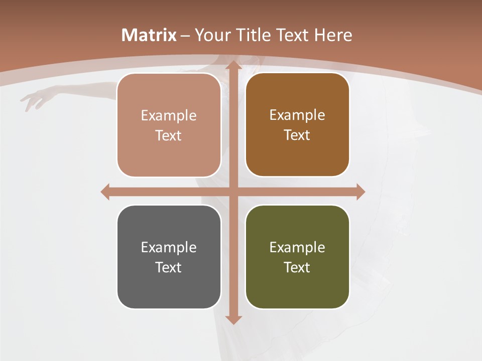 Female Traditional Ballerina PowerPoint Template