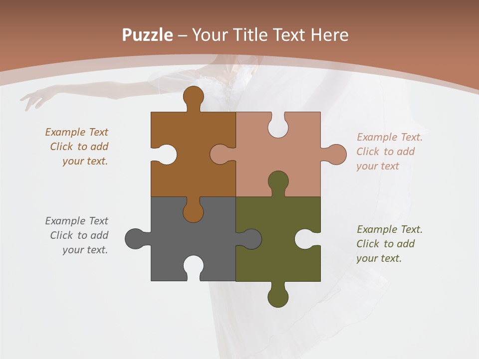 Female Traditional Ballerina PowerPoint Template