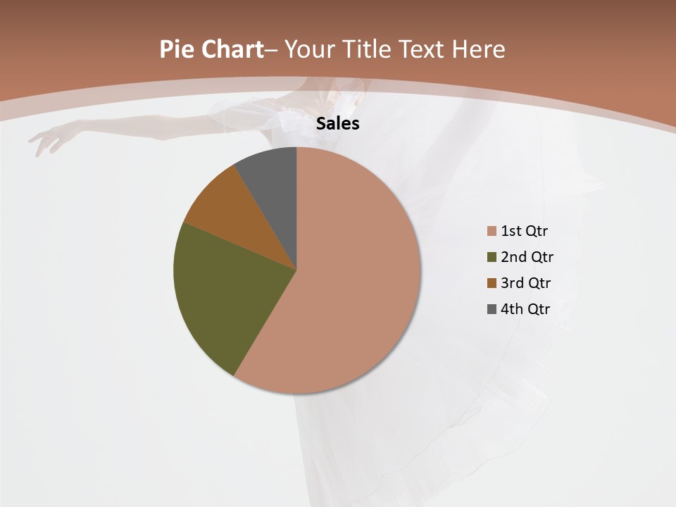 Female Traditional Ballerina PowerPoint Template