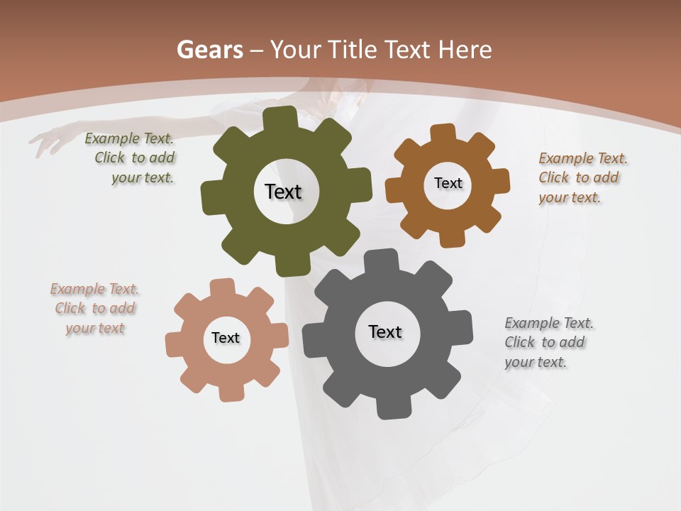 Female Traditional Ballerina PowerPoint Template