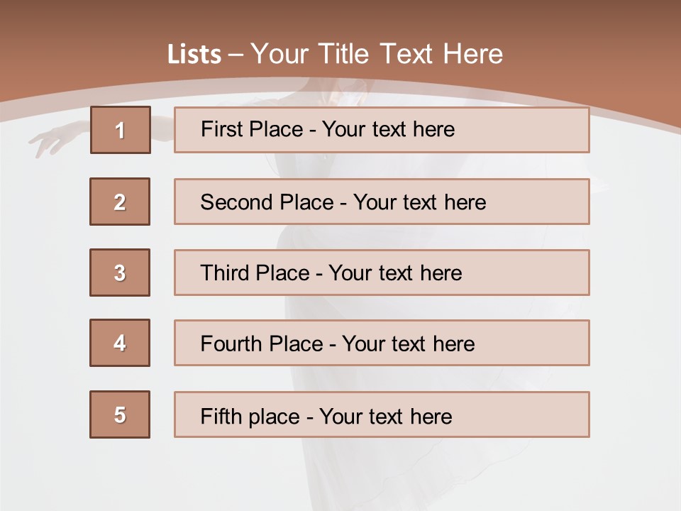 Female Traditional Ballerina PowerPoint Template