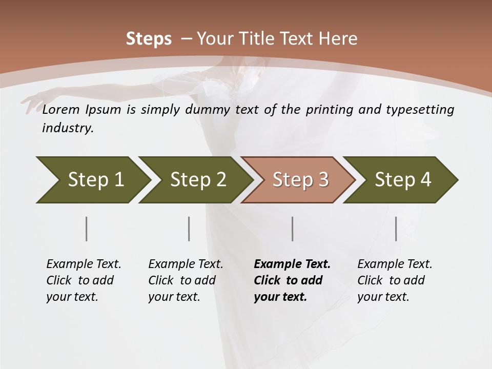 Female Traditional Ballerina PowerPoint Template