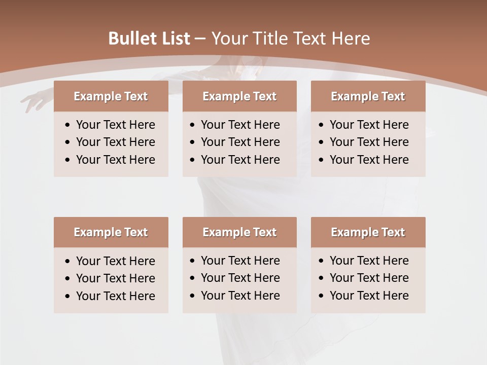 Female Traditional Ballerina PowerPoint Template