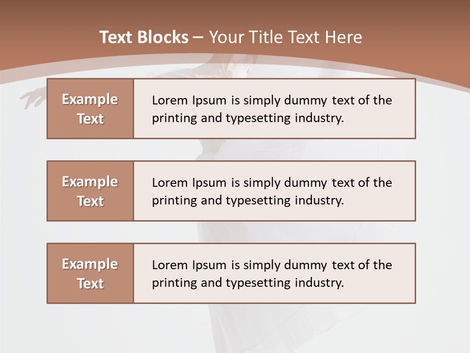 Female Traditional Ballerina PowerPoint Template