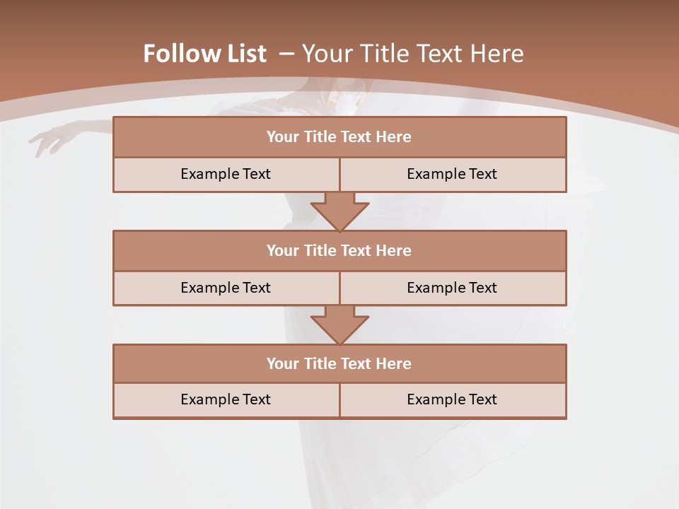 Female Traditional Ballerina PowerPoint Template