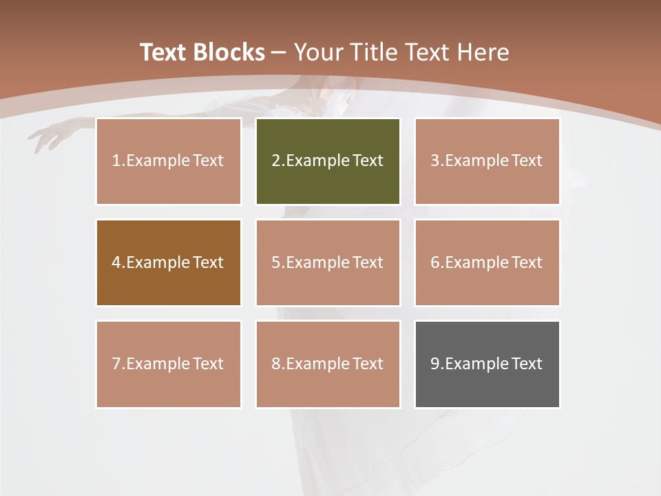 Female Traditional Ballerina PowerPoint Template