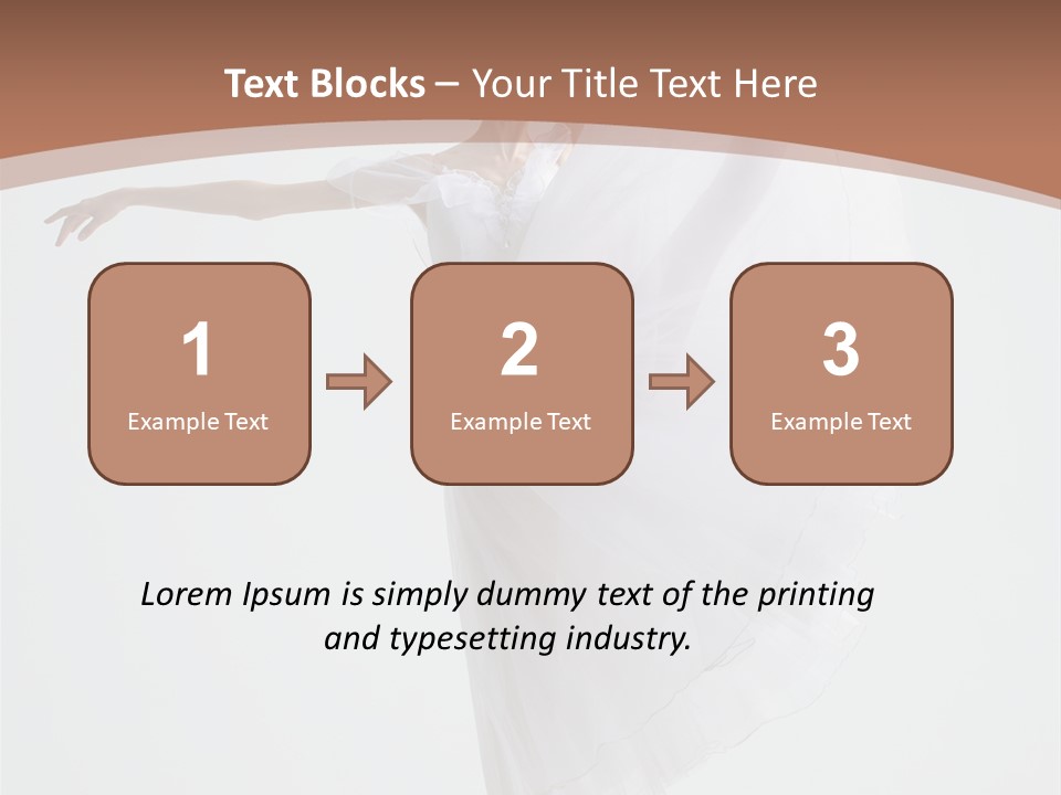 Female Traditional Ballerina PowerPoint Template