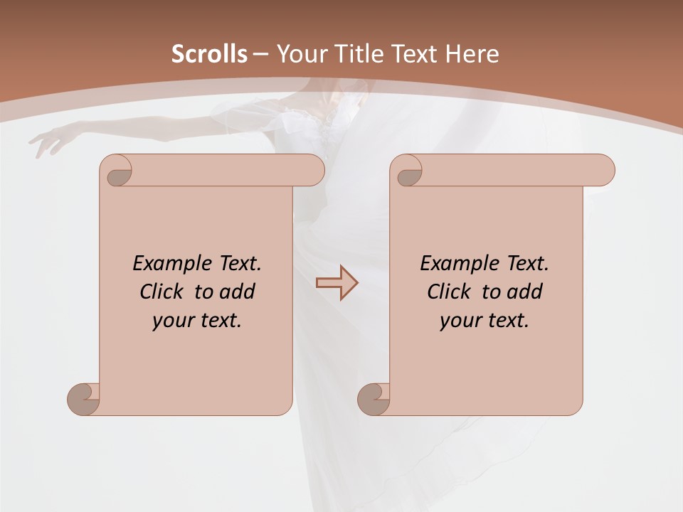 Female Traditional Ballerina PowerPoint Template