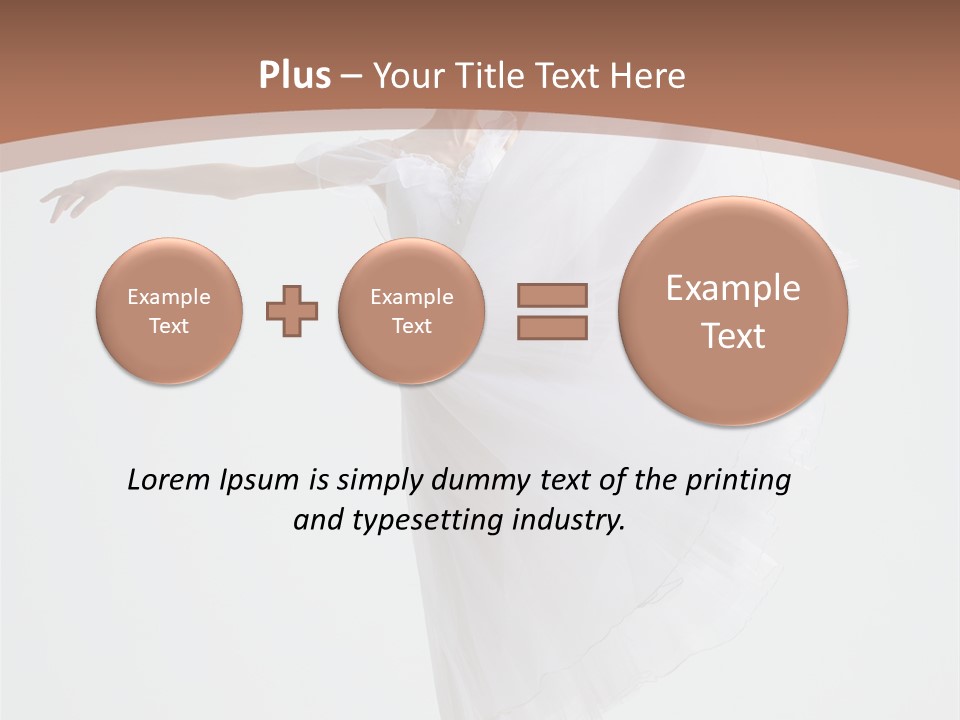 Female Traditional Ballerina PowerPoint Template